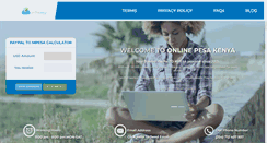 Desktop Screenshot of onlinepesakenya.com